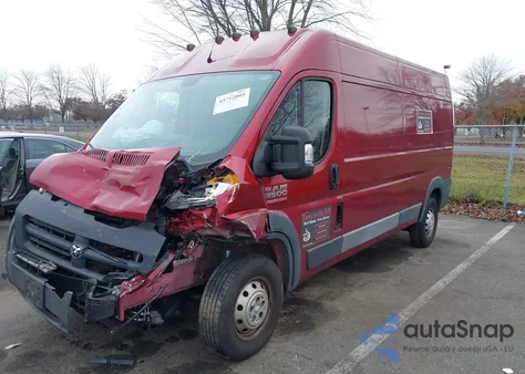 2017 Ram Promaster 2500 High Roof 159 Wb from USA, damaged, VIN 3C6TRVDGXHE548654